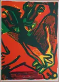 Confrontation by Bengt Lindström, Lithographie sur papier, sold Apr 2024