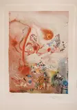 Fantaisie orientale by Salvador Dalí, 1979, Lithographie sur vélin rehaussée de paillettes d'or, sold Apr 2024