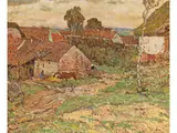 Untitled by Josef Ullmann, oil on board, sold Mar 2026