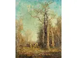 Herbst by Otto Eduard Pippel, oil on canvas, sold Mar 2026