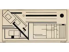 Ohne Titel by Geneviève Claisse, pencil, sold Apr 2016