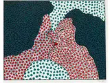 Küssendes Paar by Bas van Beek, screenprint, offered Sep 2015