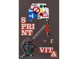 Untitled by Michele Perfetti, collage, offered Jun 2023