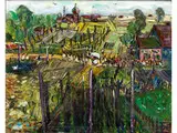 Fronleichnamsumzug in der Hallertau by Monogrammist des 20. Jahrhunderts, oil on canvas, offered Dec 2015