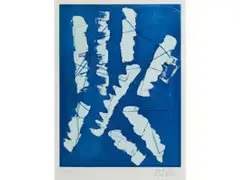 Ohne Titel by Herbert Zangs, drypoint, offered Dec 2023