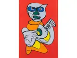Singing Hands by Karel Appel, screenprint, offered Dec 2025