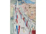 Dubrovnik by Jeannie Cusenier, 1909 – 1994, watercolor, offered Mar 2023