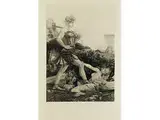 Zeit und Ruhm by Max Klinger, drypoint, sold Jul 2018