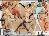 Ohne Titel by Francois Gangemi, geb. 1961, collage, offered Mar 2025