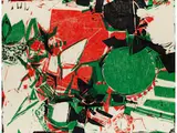 Untitled by Heinz Kreutz, color woodcut, offered Jun 2026