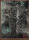 Rain Fish by Jack Marlow Wise, 1971, mixed media on paper, sold Jul 2021