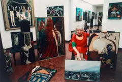 peggy guggenheim, collection venice, palazzo vernier dei leoni by Stefan Moses, 1969, Digital-Print auf Hahnemühle Baryta-Papier, 2017, sold Jul 2021