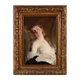 Madelaine ou L'extase by Charles Joshua Chaplin, Oil on canvas, sold Jun 2024