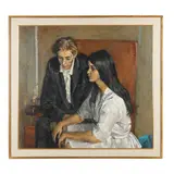 Noreen & Laurie by James Yarbrough, Oil on canvas, sold Jun 2024