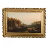 Appalachian Autumn by William Charles Anthony Frerichs, Oil on canvas (lined), sold Jun 2024