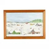 Winter Landscape by Will Moses, Oil on masonite, sold Jun 2024