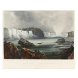 Niagara Falls, Tableau 39 by Karl Bodmer, Hand-colored etching and aquatint heightened with gum arabic, sold Jun 2024