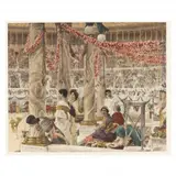 Carcalla & Geta by Lawrence Alma-Tadema, Hand-colored photogravure, sold Jun 2024