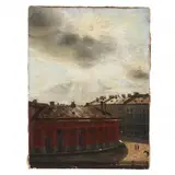 Street Scene by Vladimir Grinberg, Oil on canvas, sold Jun 2024