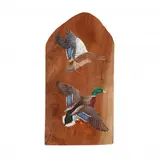 Mallards by Duane Raver Jr., Acrylic on wood panel, sold May 2024