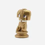 Manolete by Miguel Berrocal, 1976, beryllium bronze, nickel-plated zamak, sold Oct 2022