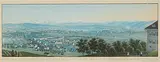 Zurich et ses Environs vers la chaine des Alpes, prise depuis la Weid by Franz Schmid, aquatint, sold Dec 2018