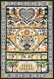 Bauernleben, 1973 by Anne Rosat, collage, sold Dec 2018