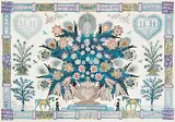 Grosses Blumenbouquet, 1977 by Anne Rosat, collage, sold Dec 2018