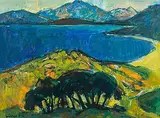 Sizilien, Gela, 1954 by Carl Walter Liner, oil on canvas, sold Dec 2018