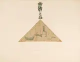 Pyramide I by Jürgen Brodwolf, 1973, collage, offered Dec 2018