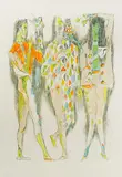 Trio by Alois Carigiet, 1964, color lithograph, offered Dec 2018