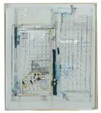 Tiger im Käfig by Hans Falk, mixed media, offered Dec 2018
