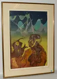 Paracelsus by Hans Erni, 1973, color lithograph, sold Dec 2018