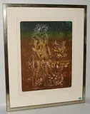 Besinnung II by Hans Erni, 1990, color lithograph, sold Dec 2018