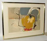Stromboli by Hans Falk, color lithograph, offered Dec 2018