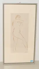 Frauenakt by Karl Geiser, ink, offered Dec 2018