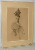 Iris by Max Gubler, charcoal, offered Dec 2018
