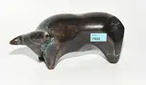 Stier by J.P. Sandoz, bronze, offered Dec 2018