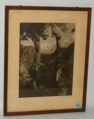 Blick zur Scioragruppe by Albert Steiner, photograph, sold Dec 2018
