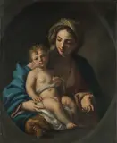Madonna mit Kind by Francesco de Mura, oil on canvas, offered Sep 2018