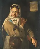 zugeschrieben Zigeunermädchen by Cipper, Giacomo Francesco, gen. Il Todeschini, oil on canvas, sold Sep 2018