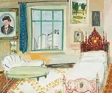 Dormitorio del Tío Juan by Carlos Nadal, 1980, oil, offered Sep 2018