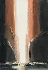 New York by Pierre Doutreleau, oil on canvas, sold Sep 2018