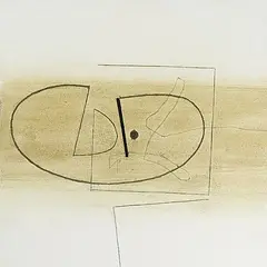 Linear Image by Victor Pasmore, 1977, mixed media, sold Sep 2018