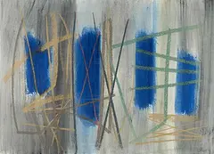Fenster by Fritz Winter, 1952, mixed media, sold Sep 2018
