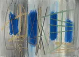 Fenster by Fritz Winter, 1952, mixed media, sold Sep 2018