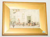 The Market by Buddig Anwylini Pughe, watercolor, offered Sep 2018