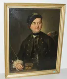 Portrait eines Mannes mit Pfeife by England, 18.Jh., oil on canvas, sold Sep 2018