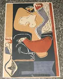 Femme à la main levée by Le Corbusier, 1954, color lithograph, sold Sep 2018