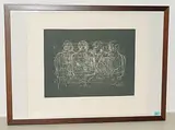 Four Grey Women by Henry Moore, 1973, lithograph, sold Sep 2018